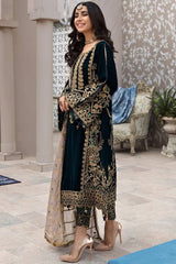 Eman Adeel Makhmal Collection 3 Pc Unstitched MK-2