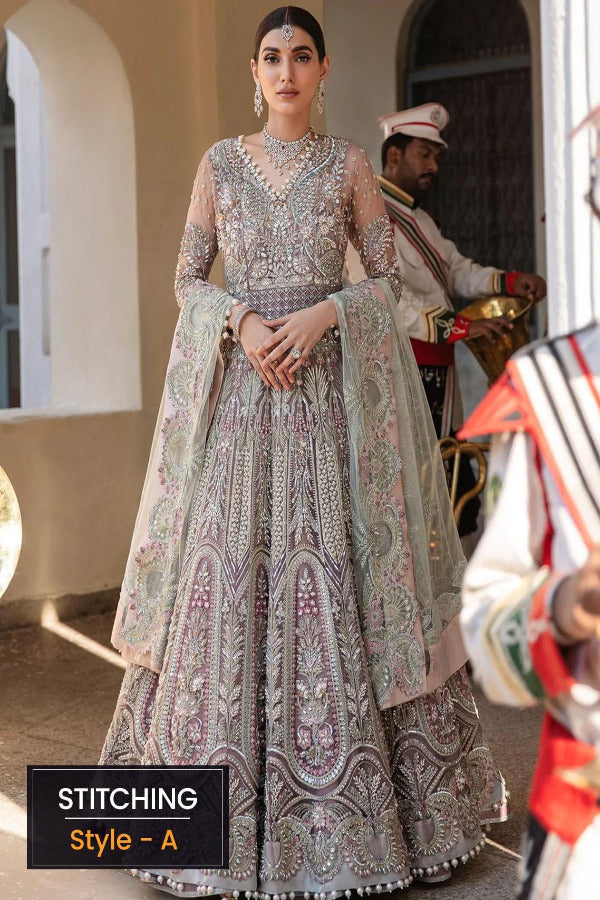 Veer Di Wedding by Elaf Embroidered Suits Unstitched 3 Piece EF EVW 01 - Bridal Collection