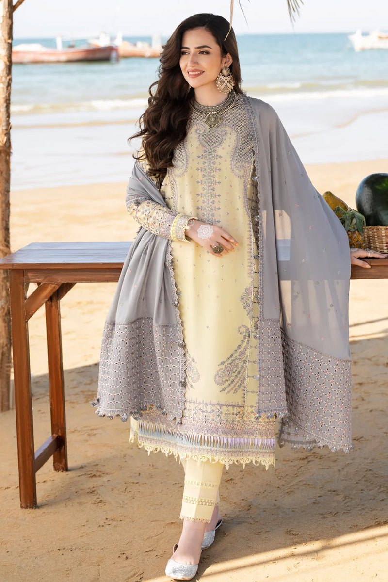 Shahkaar by Jazmin Embroidered Lawn Suits Unstitched 3 Piece JZ 04 Zareen - Spring/Summer Collection