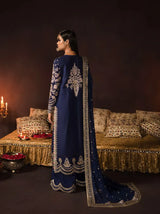 Afrozeh Divani Unstitched Embroidered Velvet 3 Pieces Suit AS-V1-01 MAYA