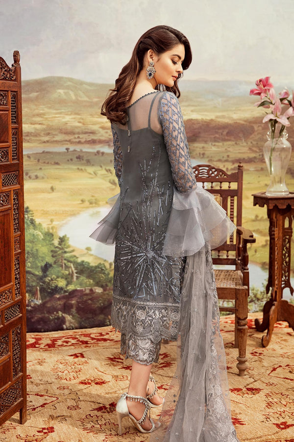 Imrozia Embroidered Net Nostalgic Climax Collection D– 06 The Diamond Dame 3 Pc Unstitched