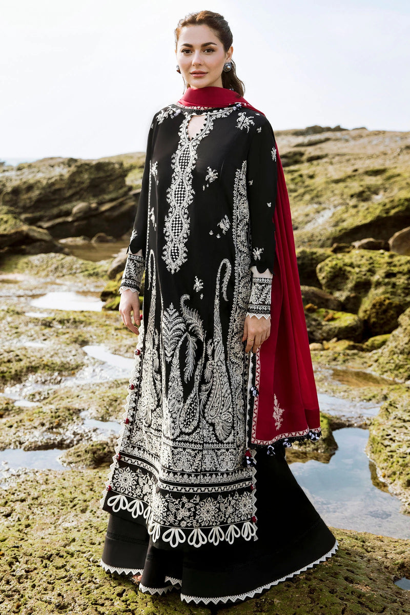 ZAHA BY SAHIL ISKELE - ZL23-01A - SUMMER LAWN 3 PIECES UNSTITCHED