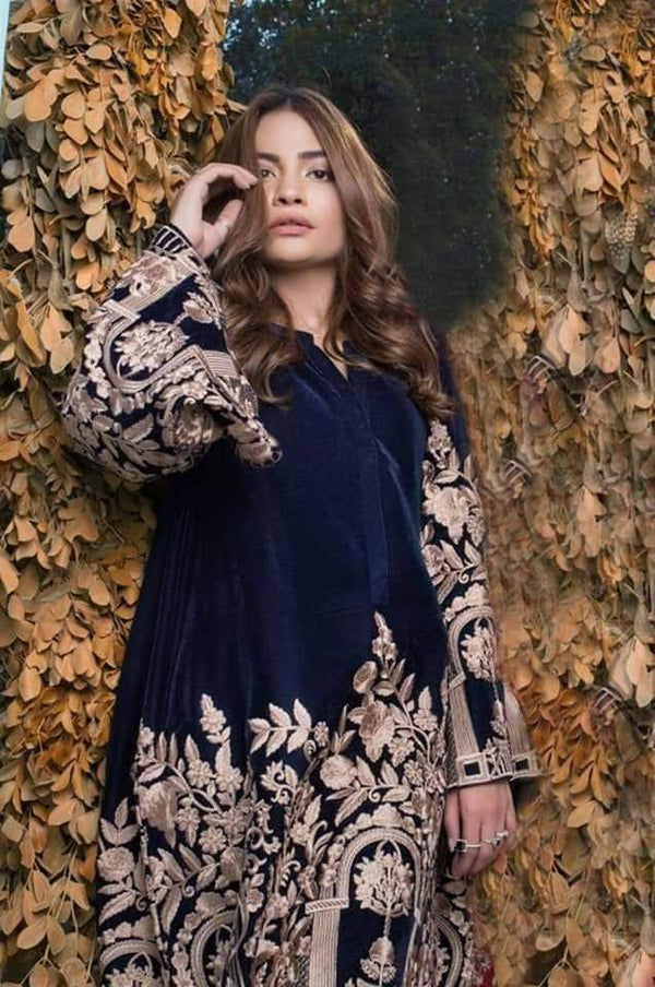 Agha Noor Velvet Collection Unstitched 3 Pieces