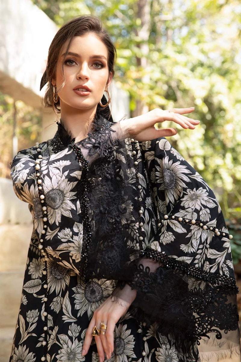 Mprints By Maria.B Printed Lawn Suits Unstitched 3 Piece MP 9B - Summer Collection