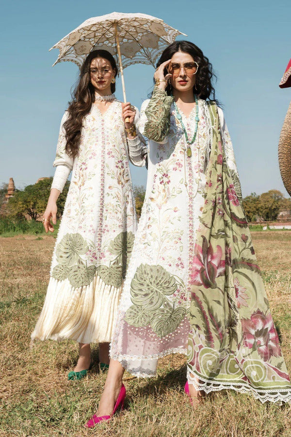 Lawana by Mushq Embroidered Lawn Suits Unstitched 3Piece  MSL-23-15 Yanin