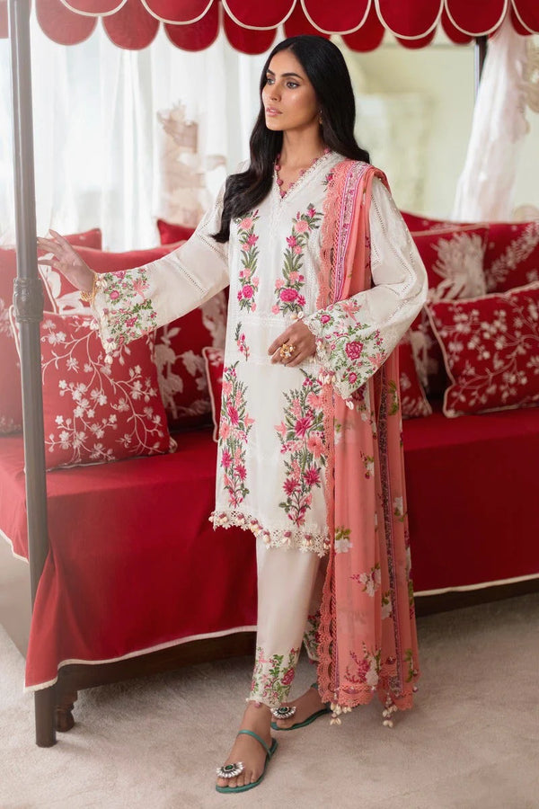 Sana Safinaz Muzlin Spring Luxury Lawn Eid Collection 2023 – SS 018-B 3 Pieces Unstitched