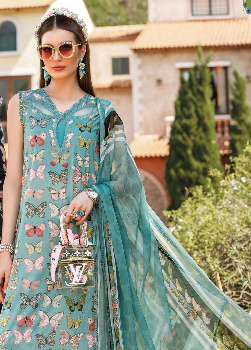 Mprints By MARIA.B Printed Lawn Suits Unstitched 3 Piece